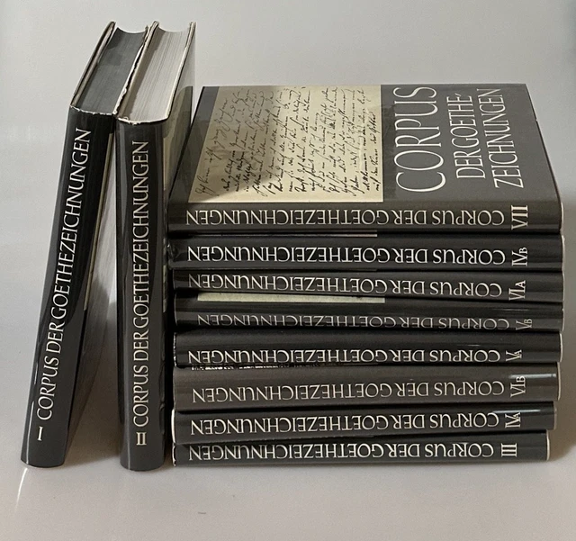 Corpus der Goethezeichnungen. Goethes Sammlungen zur Kunst Literatur und Wissens