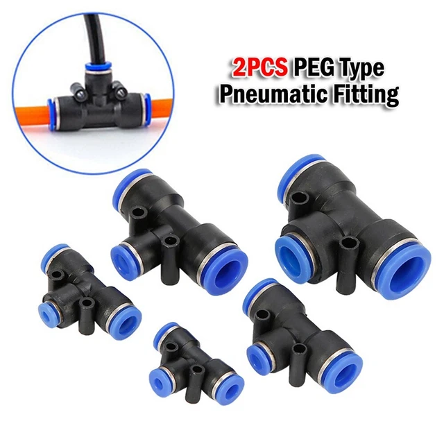 Greitapigu Raccordo A T Per Tubo Aria Da 12 Mm, Connettore In Plastica Per Giardino, Acquario E Auto (1 Pezzo) - 2