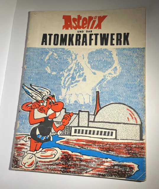 Asterix und das Atomkraftwerk Comic 1974 Selten