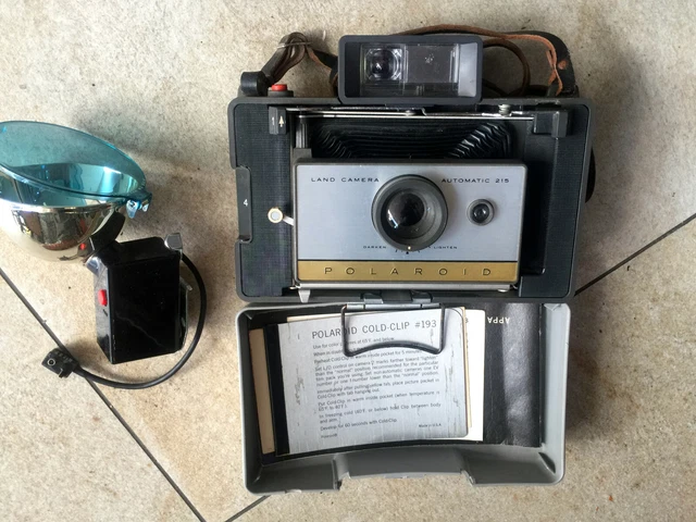 Appareil Photo Polaroid Land Camera 2000 (format SX-70) – Vintage Vérifié Fonctionnel, Déclencheur Vert