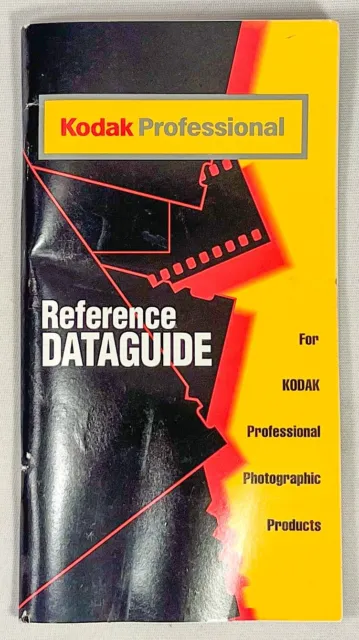 KODAK Professional Reference Dataguide, 1997, Publication No. PG-118, Good Cond.