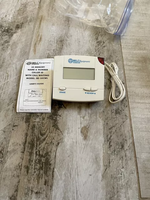BELL Sonecor Equipment CALLER ID Name & Number  BE-50CWL New- Opened Box- Fr Sh!
