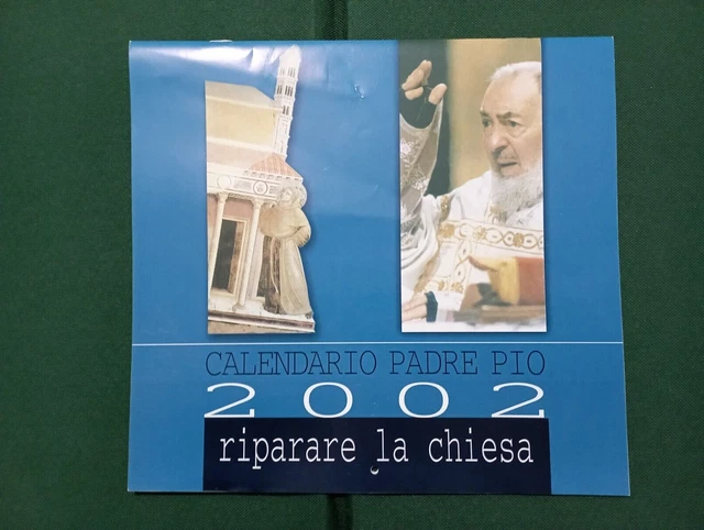 R💥C Calendario Padre Pio 2002 Nuovo R @R@ 💥💥  N°740