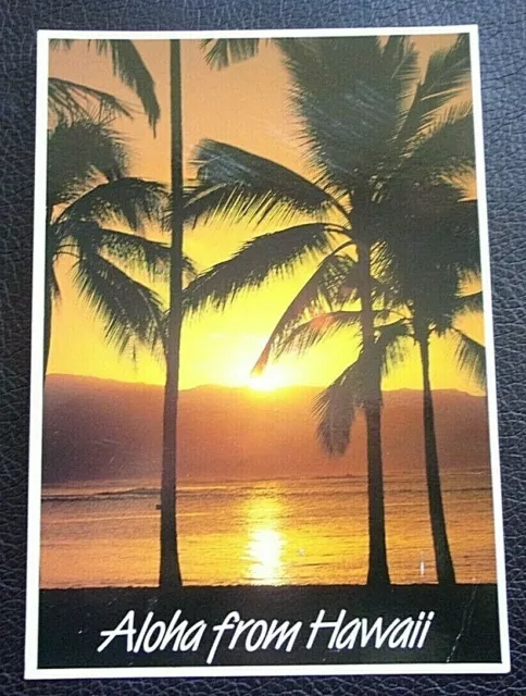 Aloha Aus Hawaii, Ein Hawaiiischer Sonnenuntergang; Gebraucht; Mit Stempel