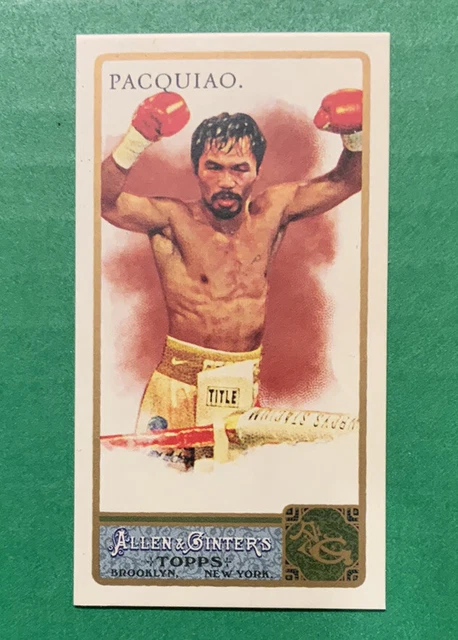 2011 Topps Allen & Ginter #262 Manny Pacquiao RC. Mint. Super Rare A & G Back. 2011 Topps Allen & Ginter #262 Manny Pacquiao RC. Mint. Super Rare A & G Back.