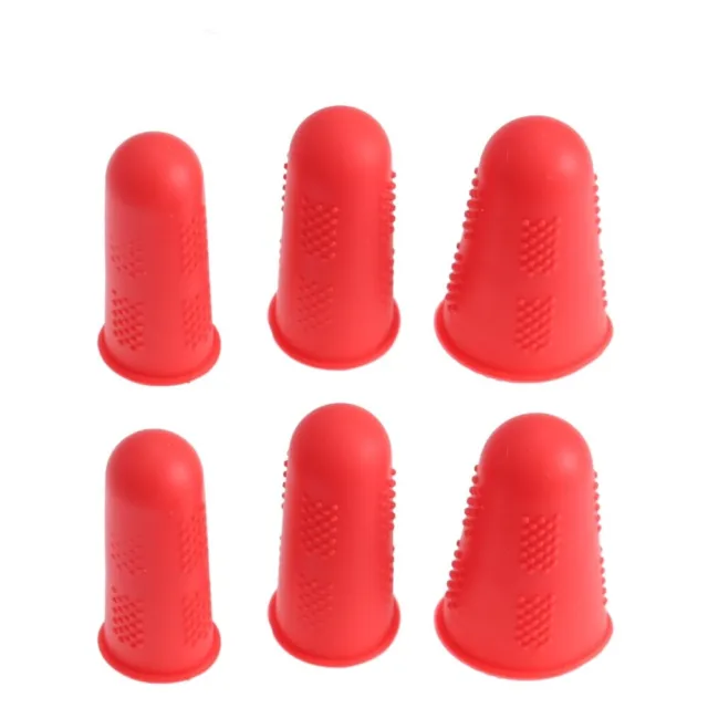 12 piezas cunas para dedos de silicona y puntas para dedos guantes de protección tipo uñas dedos