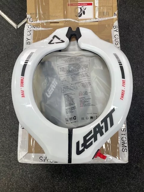 Leatt Adult Motocross Enduro Adults Protection Neck Brace 3.5 White Clearance