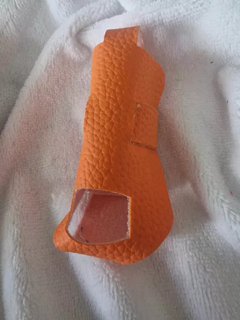 Orange Inhaler Holder Case Pouch Keyring Inhaler Cover