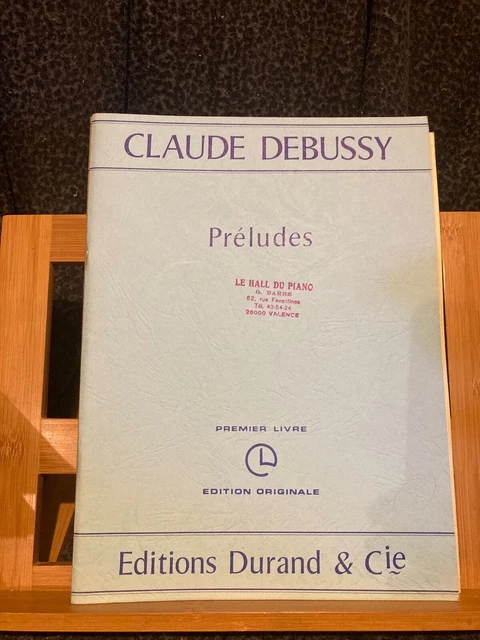 Claude Debussy Préludes pour piano livre 1 partition éditions Durand