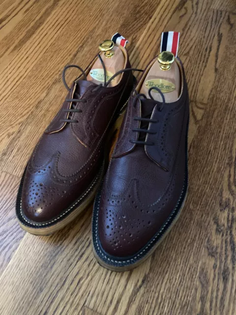 1100$ Thom Browne Brown Longwing Brogues Shoes, Oxfords 7 UK