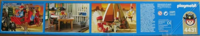 Playmobil 4431 Western Oeste Sheriff Diligencia Indios Nuevo Precintado 3