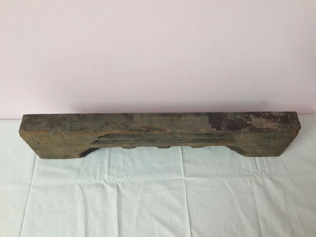 Antique Solid Beam Plaque Pillar Vintage Door Window Wooden Wall Panel A61 6