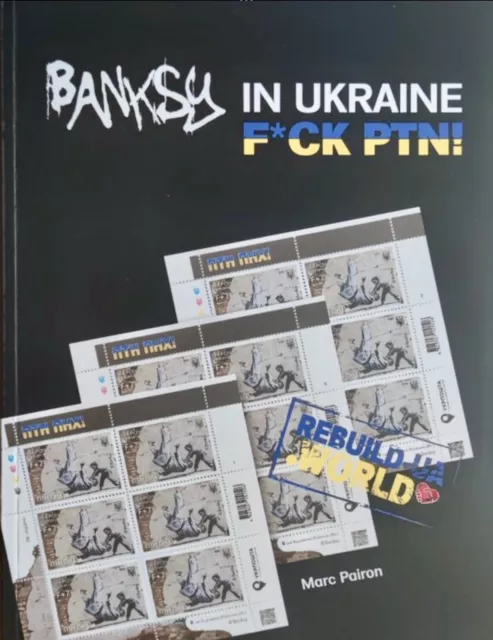 Marc Pairon - Banksy in Ukraine FCK Ptn! Book Art Ukrposhta Limited Edition