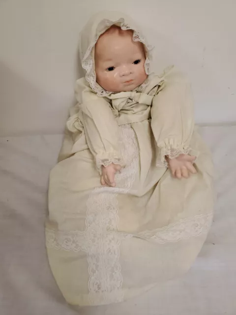 Vintage Bye Lo Baby Doll Reproduction Grace Putnam  Bisque  Cloth Body 19"