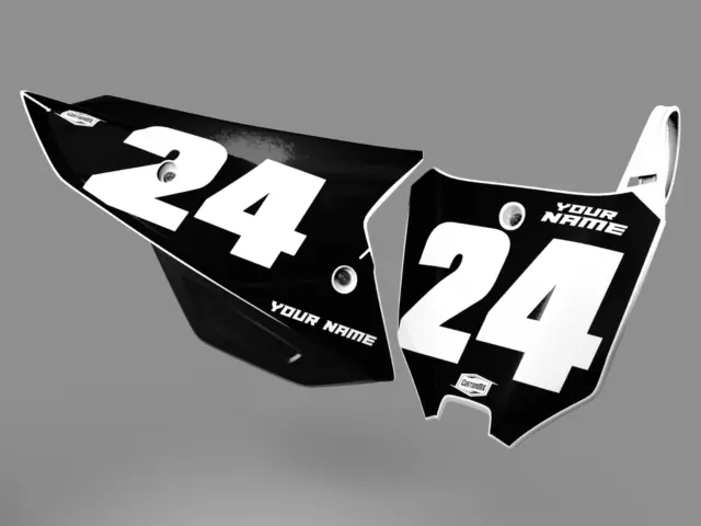 Honda CR/CRF MX NUMBER BOARD GRAPHICS BACKGROUNDS 85 150 125 250 450 500