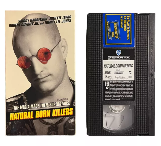 Vhs - Fita Assassinos por Natureza. Natural Born Killers, Filme e Série  Warner Bros Usado 78556697