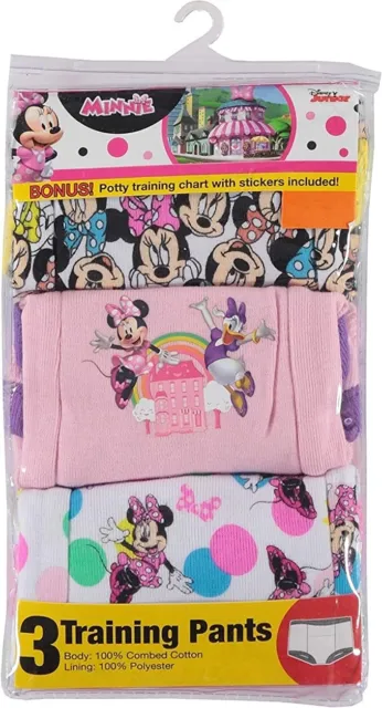 Disney Baby-Girls Minnie Mouse Potty Training Pants 3-pk, 2T