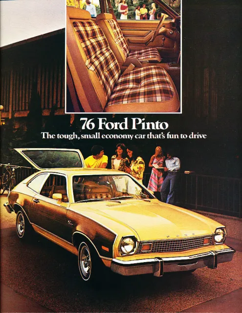 1976 Ford Pinto Original Car Dealer Sales Brochure