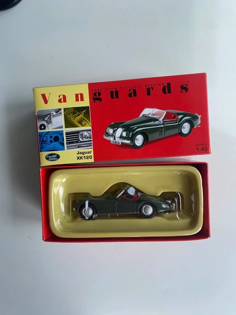 Vanguards, 1:43 Scale, Jaguar XK120 Model Car, Battleship Grey - Brand New