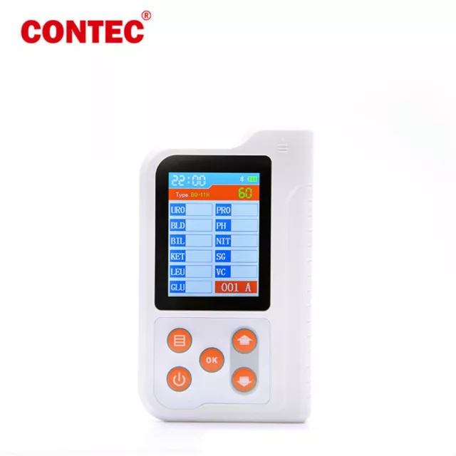 CONTEC 2.4' LCD BC401 Portable Urine Analyzer Test Strips USB Bluetooth Function