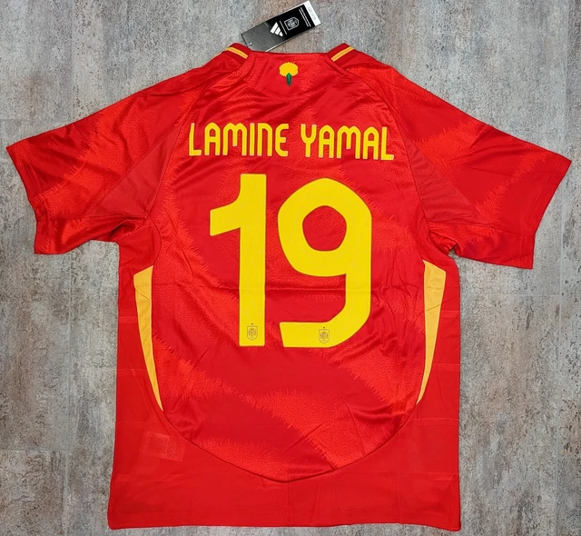 CAMISETA LAMINE YAMAL España Euro 24 Player Version Shirt Trikot