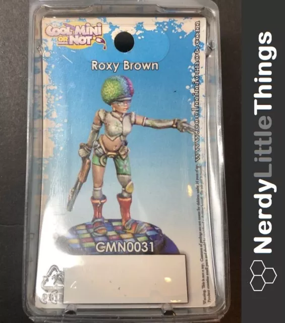 Tabletop - Cool Mini or Not CMoN - Roxy Brown CMN0031 - Metal Miniature