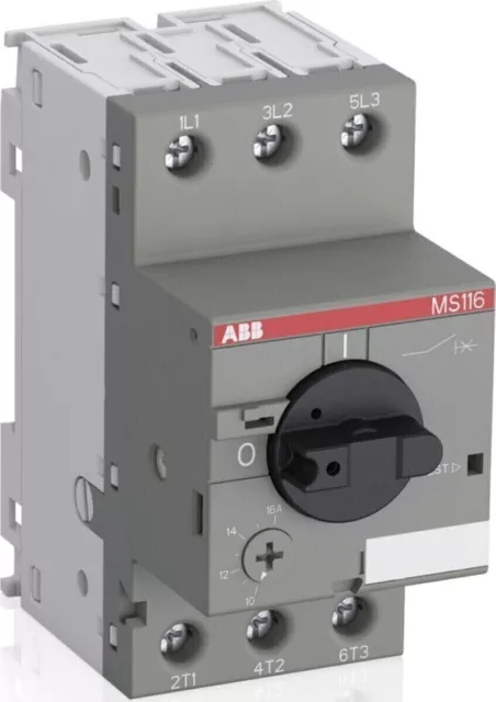 Interruttore protezione motore ABB MS 116-16,0 IP20 interruttore di separazione carico 1SAM250000R1011