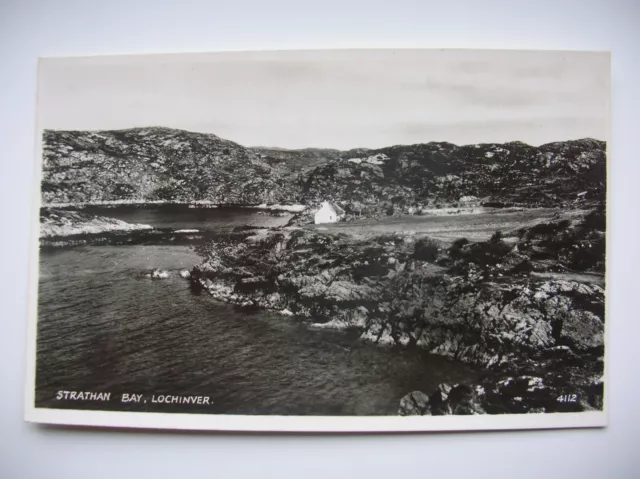 Lochinver postcard – Strathan Bay. Near Suilven, Kylesku etc. (R A Postcards)