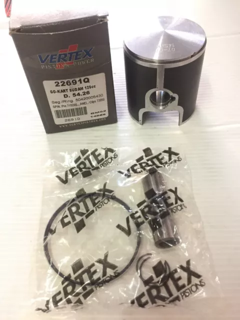 PISTONE VERTEX GO-KART IAME 2 TEMPI SUDAM 125cc ART 22691Q MISURA 54,26