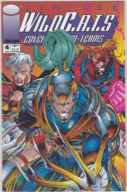 WILDC.A.T.S. COVERT ACTION TEAMS #4 VF/NM 1992 Jim Lee Image Comics