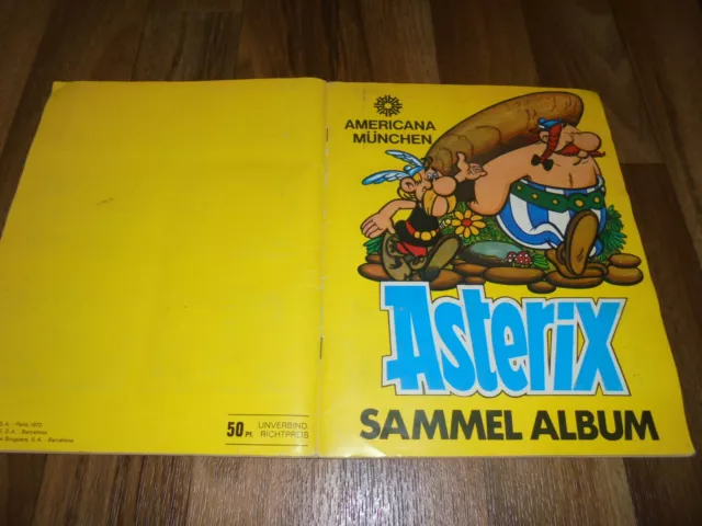 ASTERIX -- ALBUM immagini da collezione / Sticker Collection Album di  AMERICANA del 1972 EUR 99,99 - PicClick IT