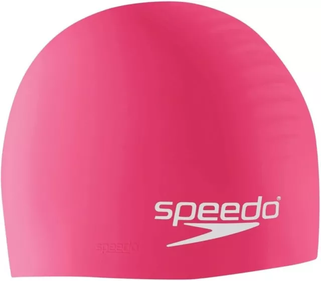 SPEEDO PINK SILICONE Swim Cap Adult Unisex One Size Durable Solid ...
