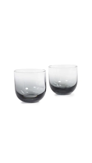 Tom Dixon Tank Whiskey Glasses, Black, One Size