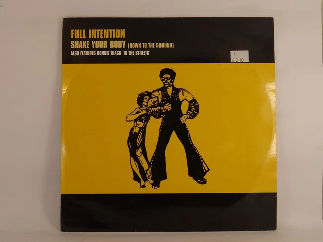 FULL INTENTION SHAKE YOUR BODY (194) 4 Track 12" Single Picture Sleeve
