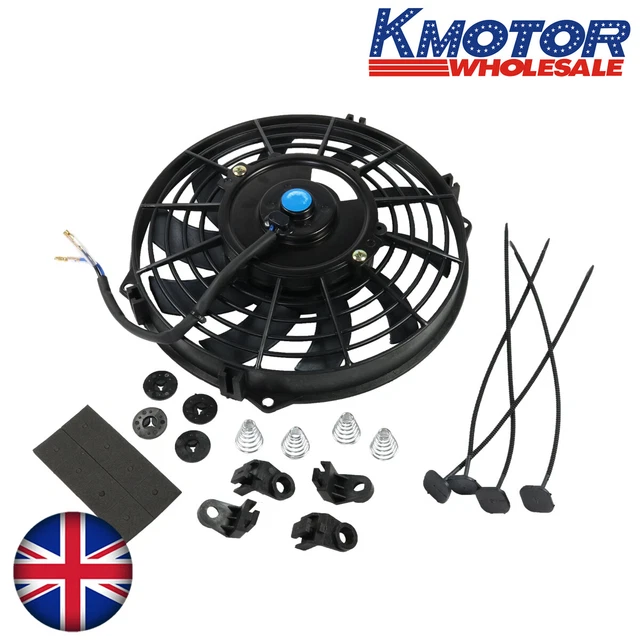 Universal  12V Electric car radiator cooling fan 9" inch fitting