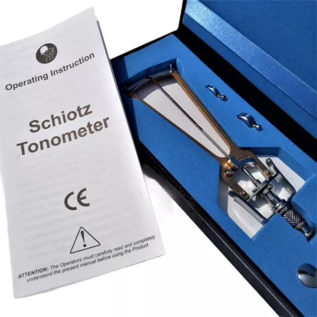 Unique Optometry Schiotz Tonometer Precision Eye Measuring Intra-Ocular Pressure