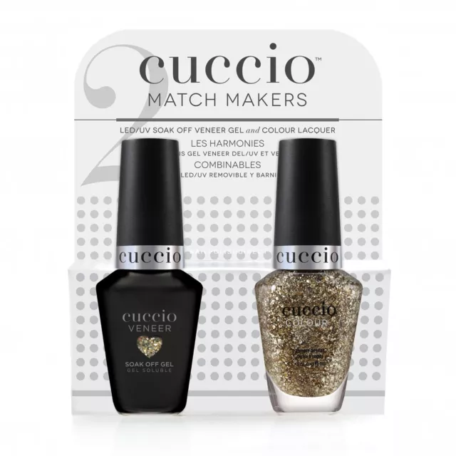 Cuccio Your Time To Shine Winter Match Makers Sets -Straighten Your Crown 2x13ml