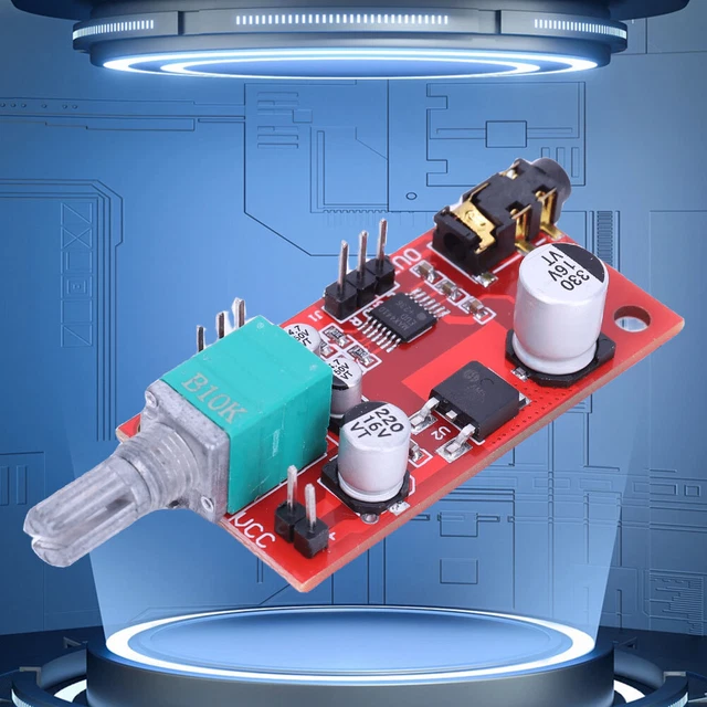 MAX4410 DURABLE HEADSET Amplifier DC 3-12V Miniature Earphone Amplifier ...