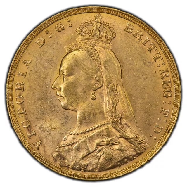 1890 Great Britain Sovereign Gold Coin - Uncirculated