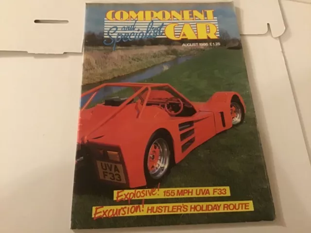 filbys component and specialist car aug 1986 UVA F33 WESTFIELD SPORTS MARZALLOUS