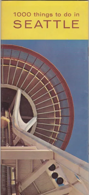 c1970 Seattle Washington Tourism Promotional Brochure