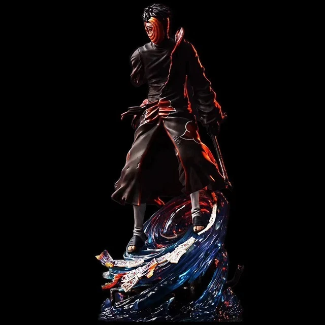Figurine Naruto Obito Uchiha (Tobi) 18cm Bandai - Tête Changeante & Cape