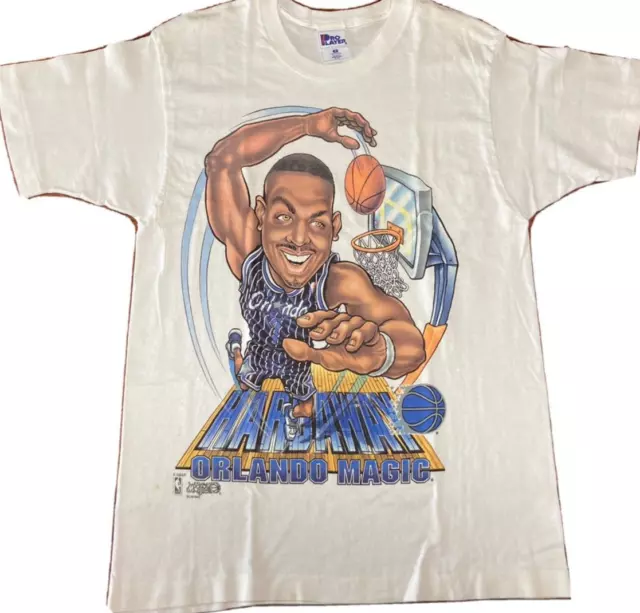 Penny Anfernee Hardaway NBA Orlando Magic Vintage Tee T Shirt Size M Made In USA