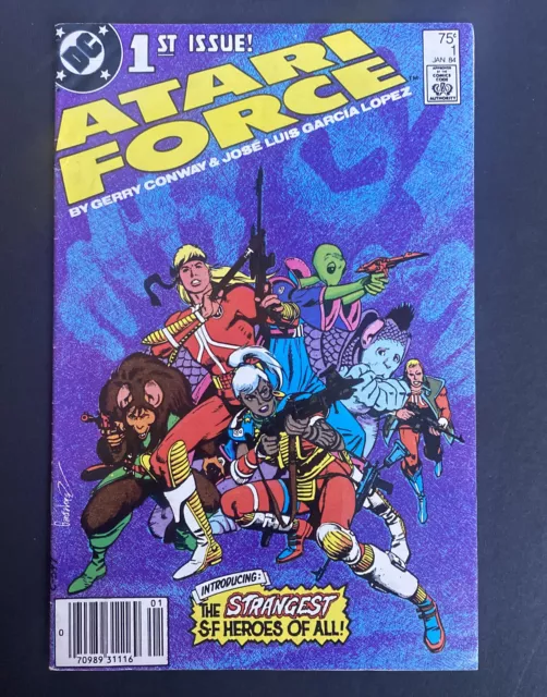 Atari Force #1 DC Comics 1984 And Atari Force #2 Game Edition Mini Comic FN/VF 2