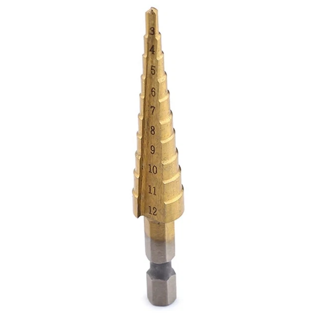 Foratura foratura passo riparazione strumento officina 3-12 mm cono permanente
