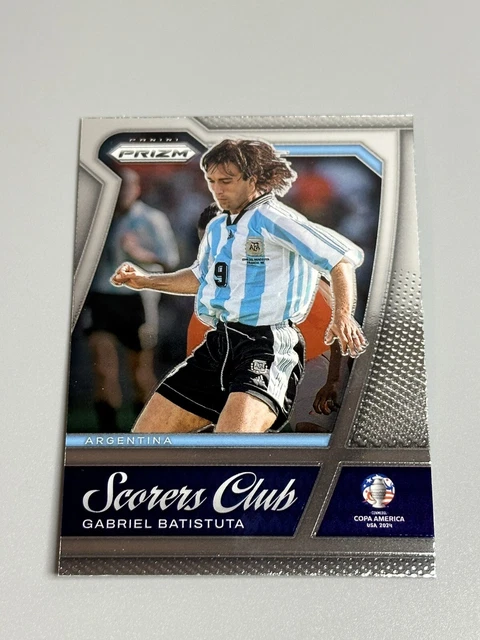 2024 PRIZM COPA AMERICA GABRIEL BATISTUTA INK AUTO PSA9（Panini 