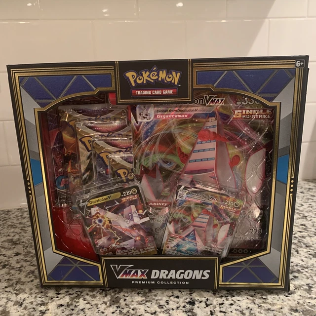 POKEMON TCG VMAX DRAGONS Premium Collection Box 2022 Rayquaza Duraludon