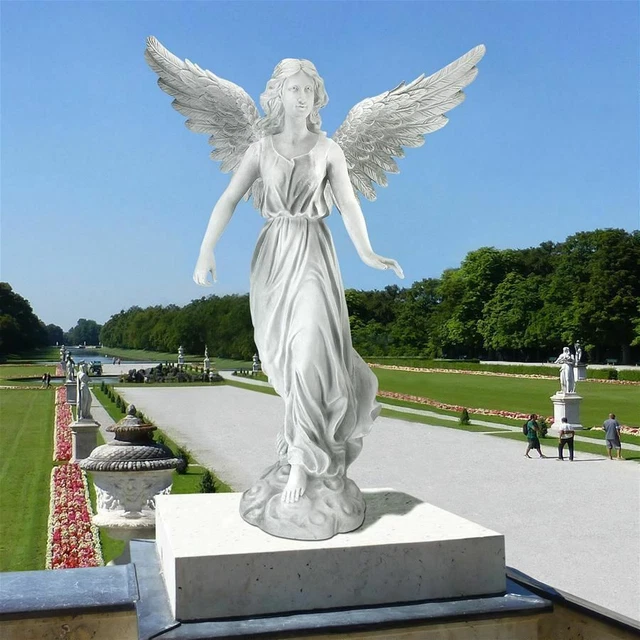 Katlot Angel of Patience Garden Statue: Medium