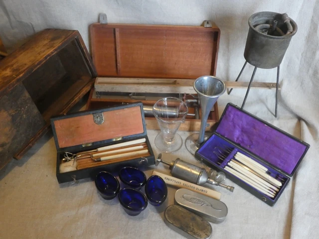 Lot De Materiel Medical Ancien Vintage