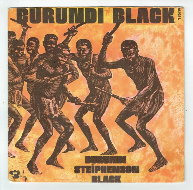 BURUNDI STEÏPHENSON BLACK Vinyle 45T 7" SP BURUNDI BLACK Afrique BARCLAY 61398